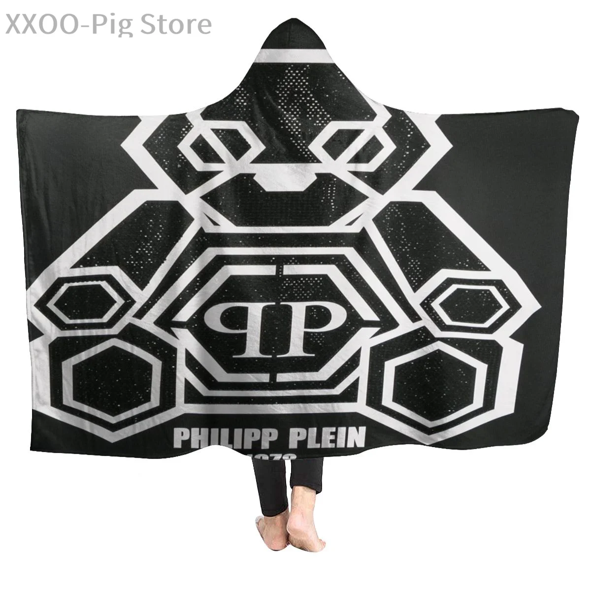 

Pleines German luxury Philippes Throw Blanket Fuzzy Warm Throws for Winter Bedding 3D Printing Soft Micro Fleece hooded blanket