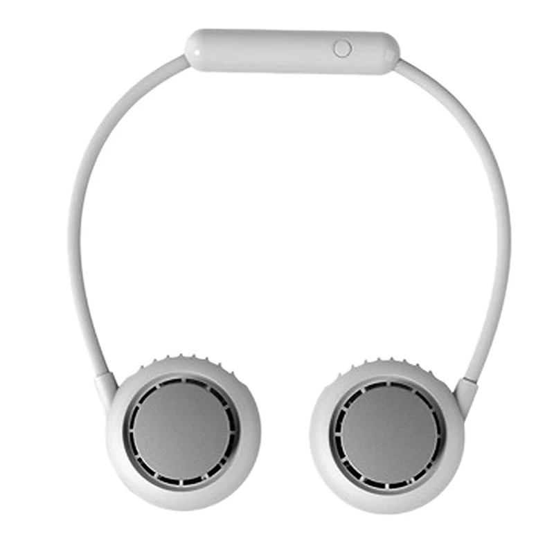 

Mini Portable Neck Fan 3 Speed,Wearable USB Hand Free Lazy Neckband Hanging Cooler Sports Fan For Outdoor Office Travel