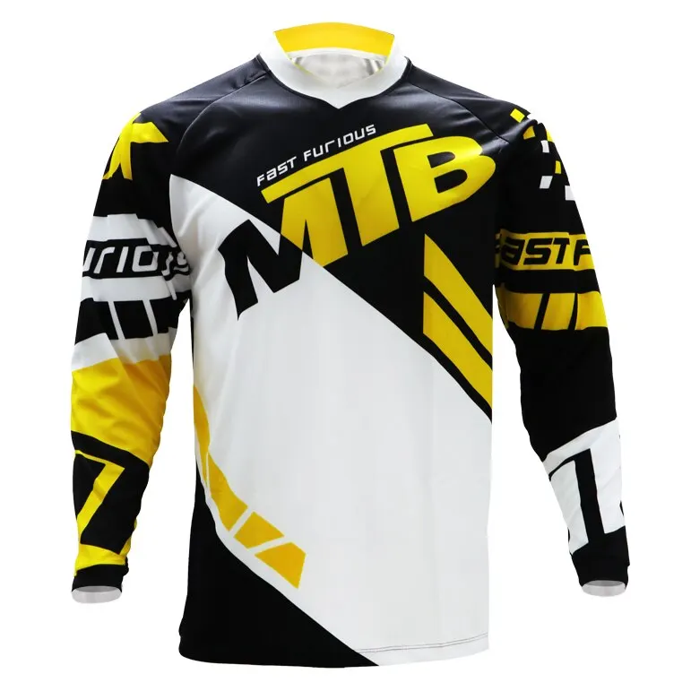 

Black geometric Loose t-shirts Off road long motocross Racing Riding Fitness training Short sleeve T-shirt