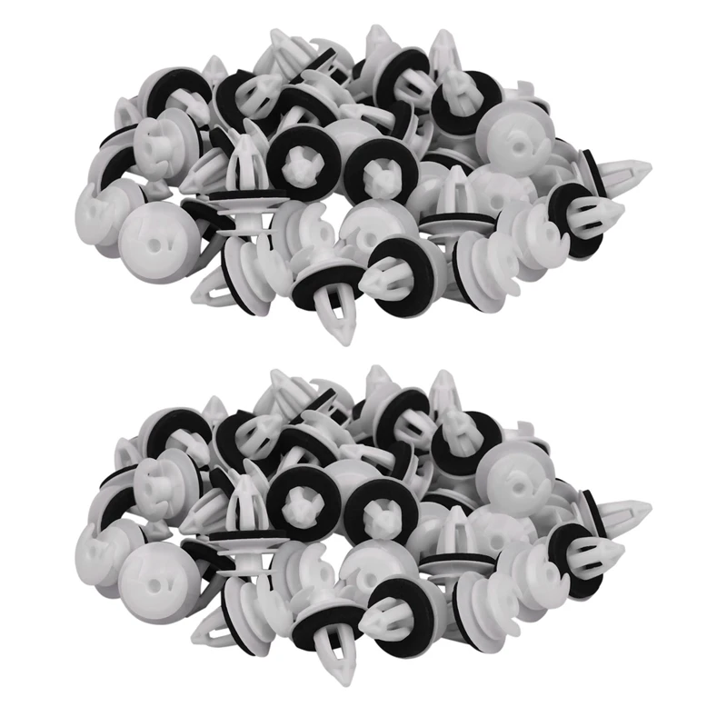 

100Pcs Door Panel Clips With Seal Ring For BMW E34 E36 E38 E39 E46 X5 M3 M5 Z3