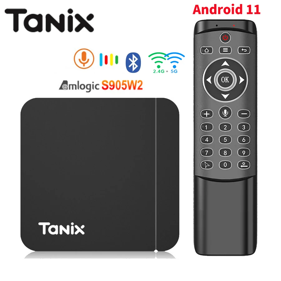 ТВ-приставка Tanix W2 Amlogic S905W2 Android 11 2 + 16 ГБ 4 ГГц - купить по