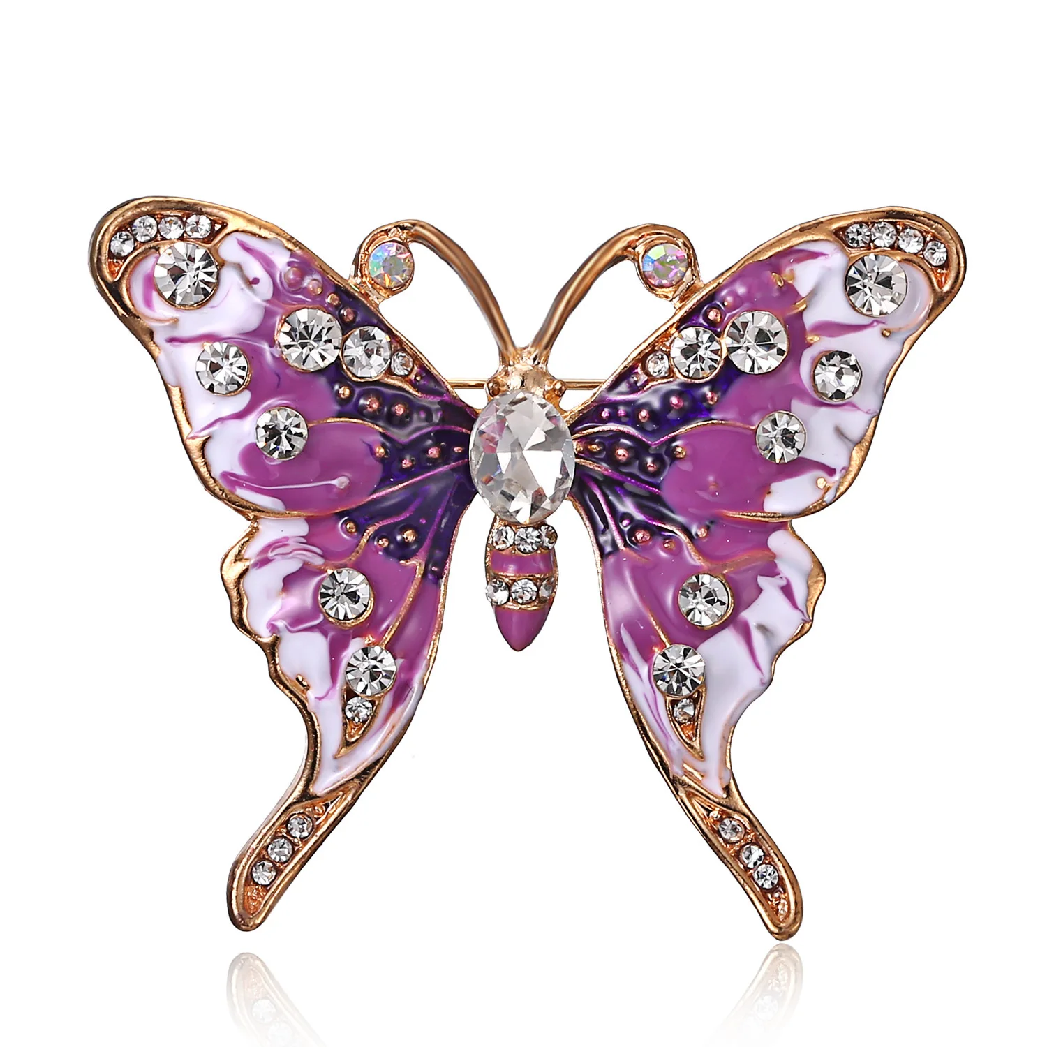 

Fashion Jewelry Butterfly Brooch Enamel Green Cartoon Enamel Butterfly Brooches Pins For Women Insects Party Office Brooch Pins