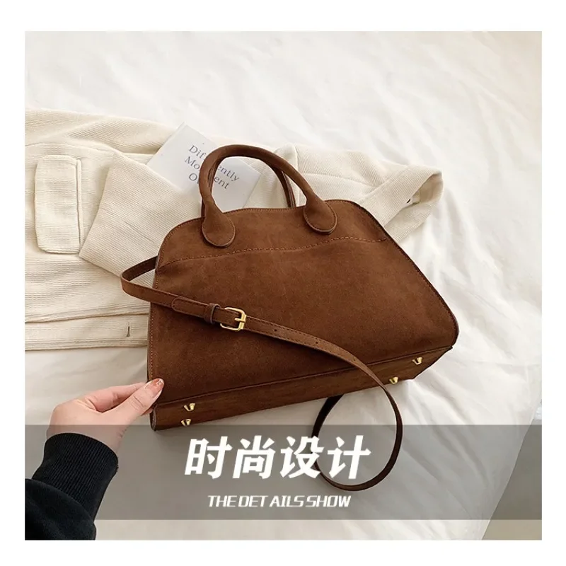 Трансграничная винтажная сумка большой вместимости новинка 2024 легкая роскошная