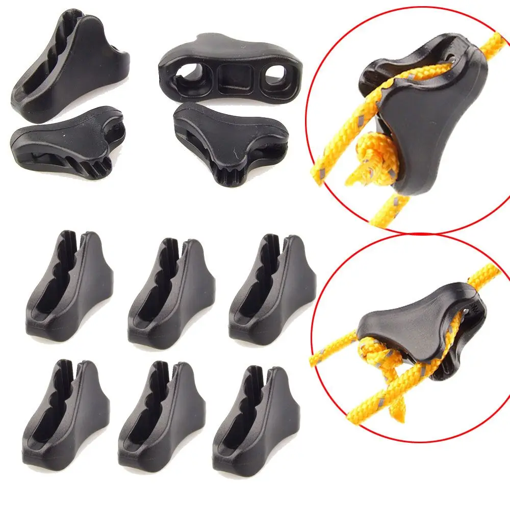 

Reflective Paracord Tent Cord Rope Camping Awning Rope Runner Guy Line Tent Fastener Wind Rope Buckle Triangle Fastener Stopper