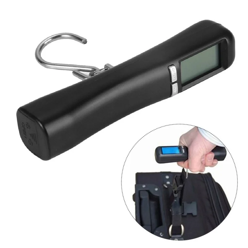 

Digital Luggage Weigh Hook Scale, High Quality LCD Backlit 40Kg Travel Portable Luggage Scale 1pc
