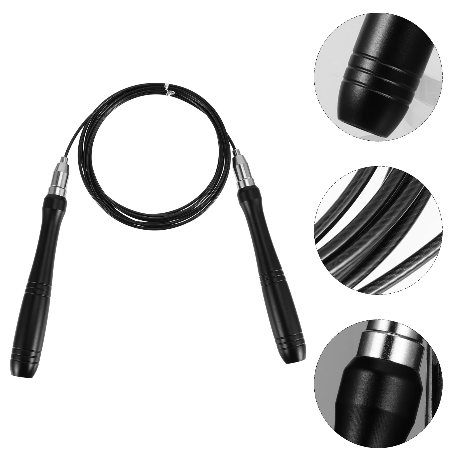 

1Pc Portable Fitness Skipping Rope Length Adjustable Jump Rope for Home Gym