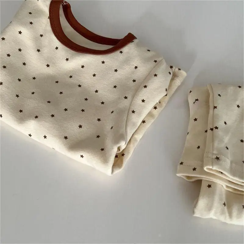 2 шт. Детские хлопковые Пижамные комплекты для новорожденных 12-5 лет