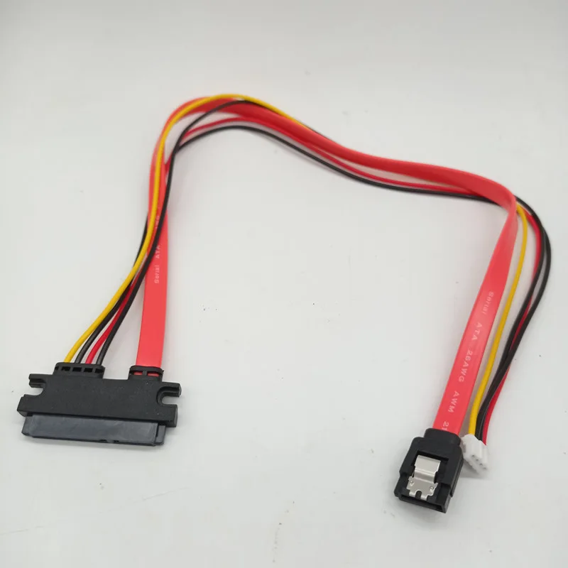 

(7+15) 22-pin 2.5 "and 3.5" HDD SSD SATA Power Cord Male To Female Power Supply Cable Power Splitter Cable Connector