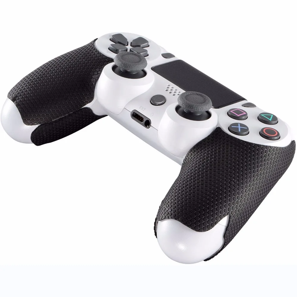 Левая и правая ручка противоскользящий чехол кожаный Dualshock PS4 Pro тонкий