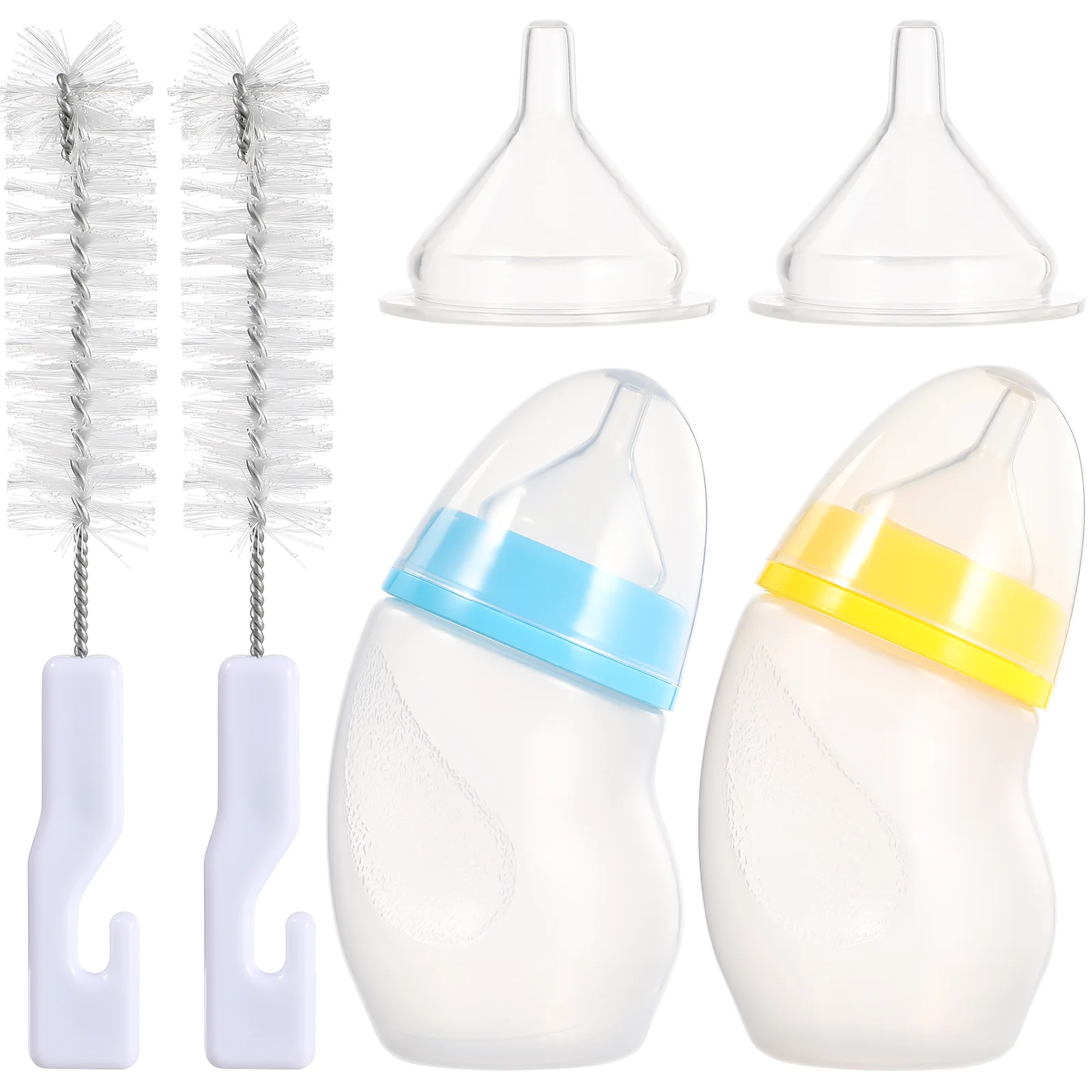 

2 Pcs Artificial Pacifier Lightweight Feeding Containers Kitten Bottles Puppy Bottles for Feeding