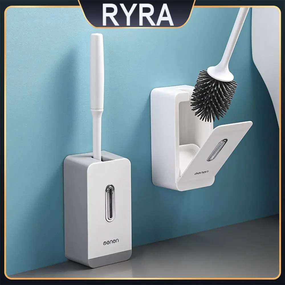 

Щетка для унитаза с креативной основой и держателем для туалетной щетки