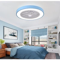 modern nordic ceiling fan lamp iron plastic led light with remote control home bedroom living room restaurant lighting fixtures
