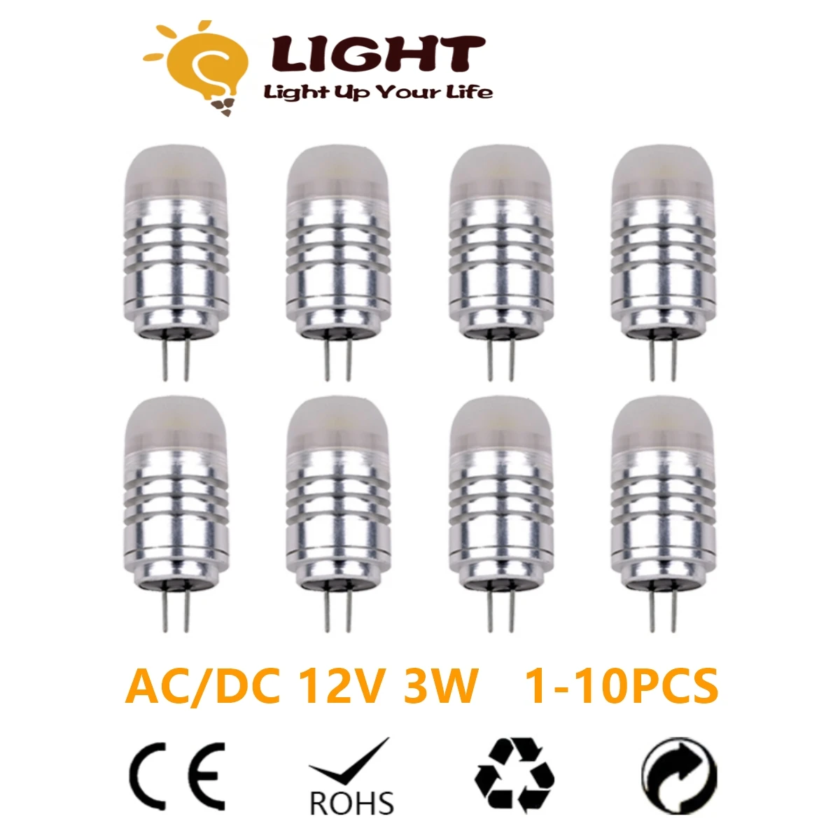 

LED Car light container Display light COB G4 12V 3W Super brightSuper bright No stroboscop is suitable for mall display lighting