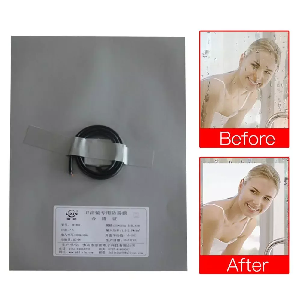 

NEW2023 Bathroom Mirror Protective-Film Self-timer mirror Waterproof Anti-Fog heating glass heater special film 400MM * 600MM