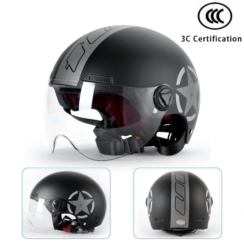 

ABS CCC Certified Helmet Motorbike Motorcycle Motocross Scooter Helmet Safety Racing Riding Off Road Moto Helmet Accessories