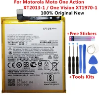 100 original new 3500mah kr40 mobile phone replacement battery for motorola moto one action xt2013 1 one vision xt1970 1