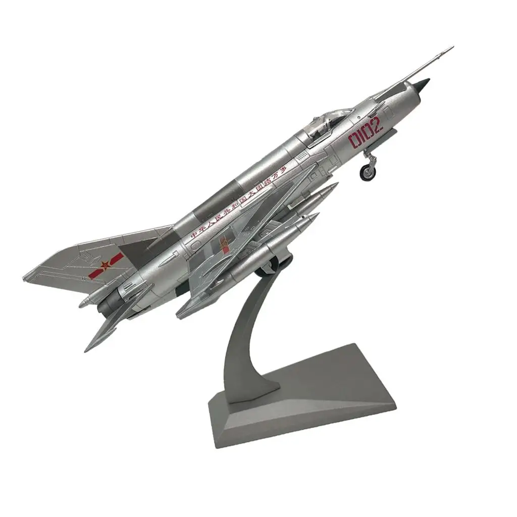 

1/72 Soviet MiG-21 Fighter Model Metal Airplane Toy Kids Adults Collection