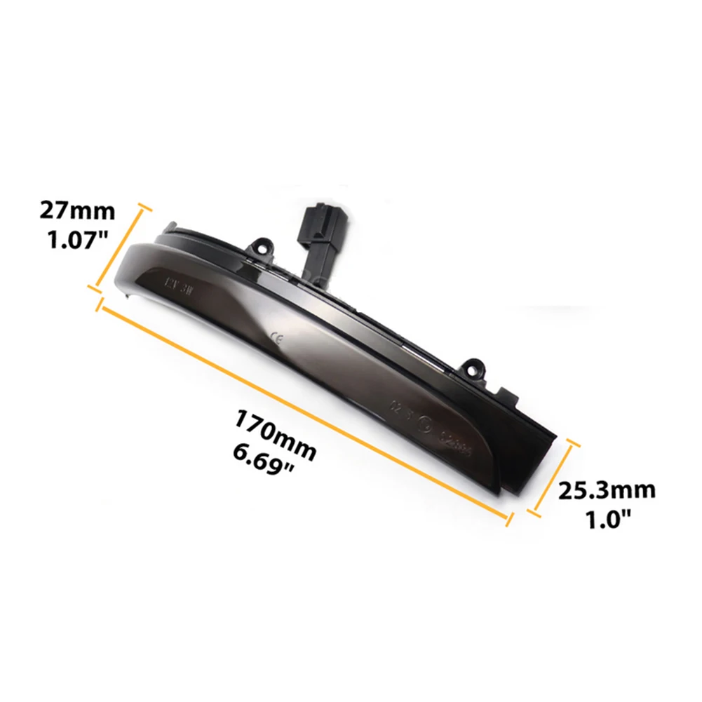 Лампа-индикатор для зеркала заднего вида Volkswagen Saviro G5 G6 G7 G8 2010-2021 2 шт.