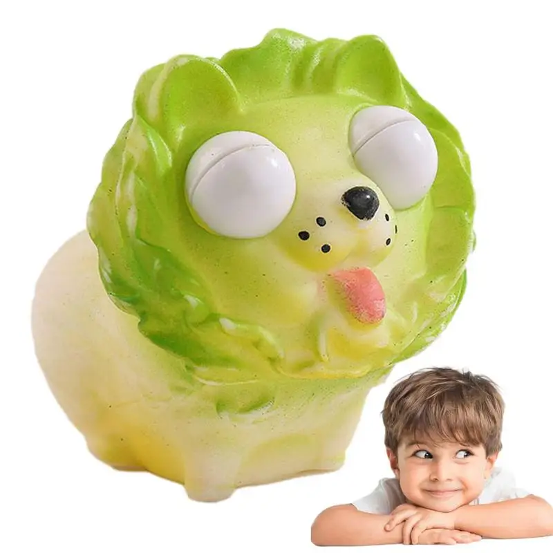 

Cabbage Dog Squeeze Toys Cartoon Kids Squeeze Toys Cabbage Dog Shape Soft PVC Bright Colors Decorative Kids Toys For Adult