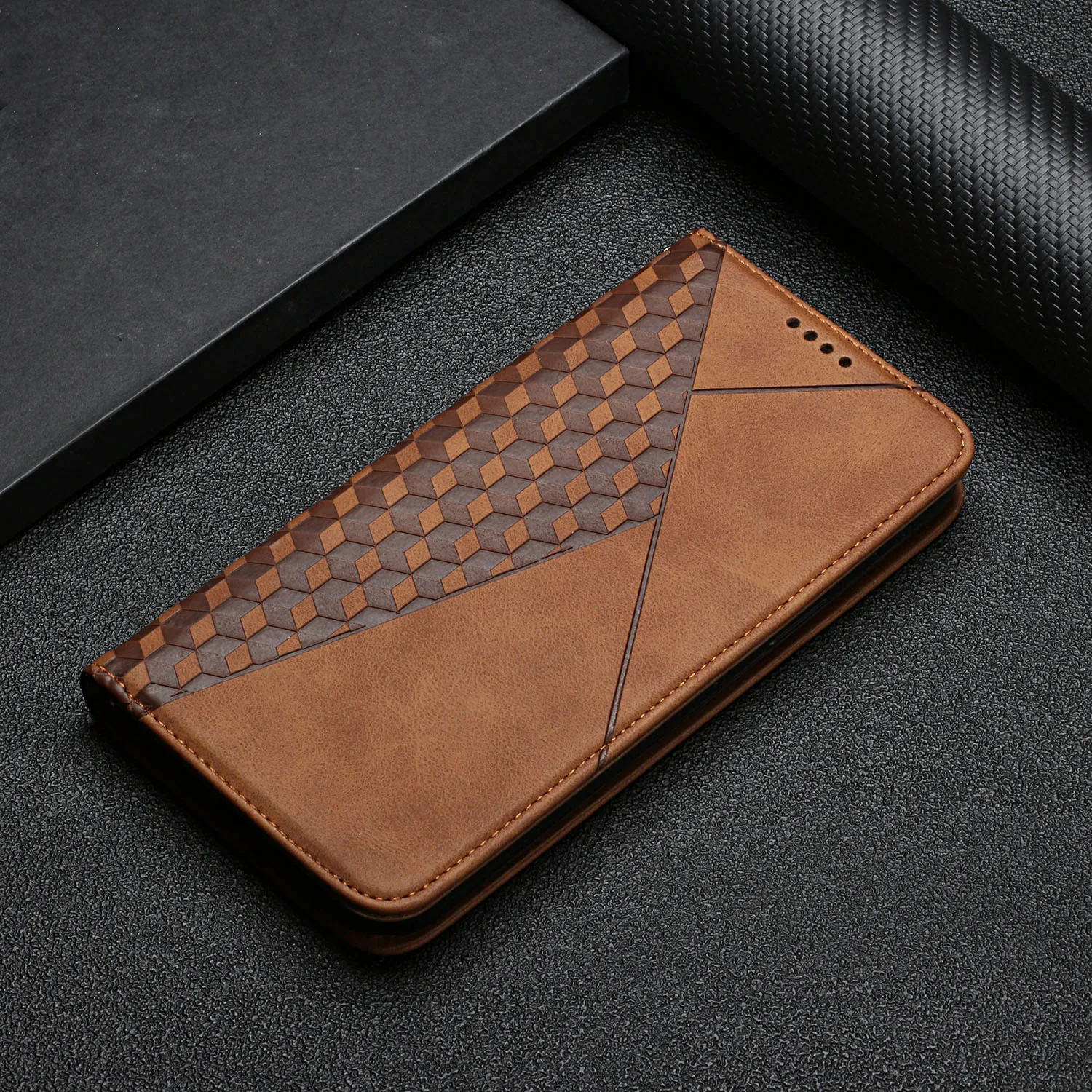 Magnetic Flip Leather Card Slot Wallet Case For Samsung Galaxy S22 Ultra S21 Plus S20 FE A02S A03S A03 Core A12 A32 A52S Cover |