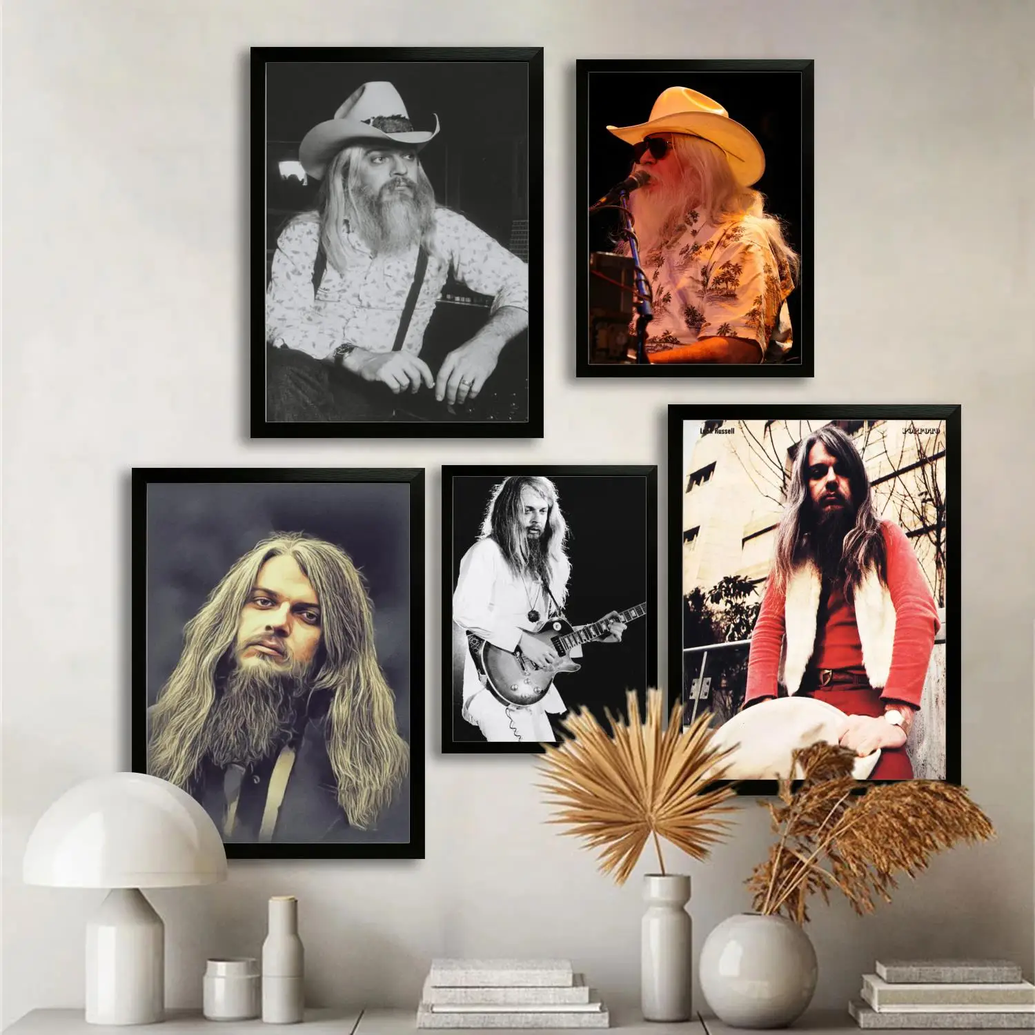 Леон Рассел холст художественный постер и настенная художественная картина