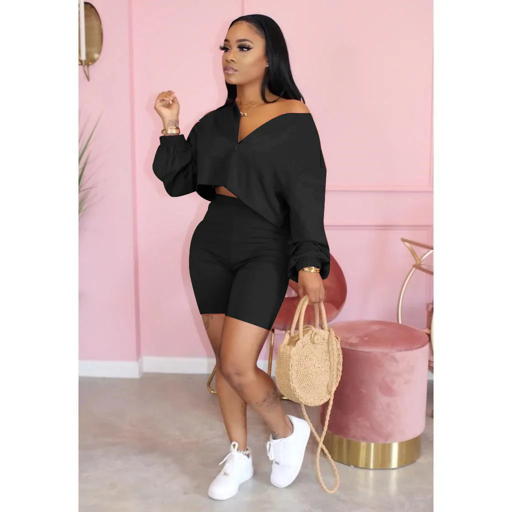 Tracksuit Set Summer Ladies Casual Jogging Sports Crop Top Shirt And Shorts 2 Piece Outfits Women Joggers Suits Two Piece Short