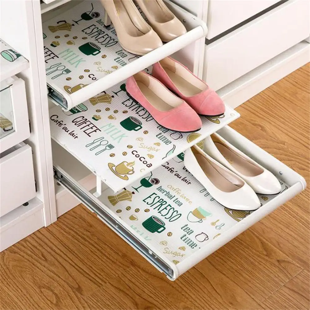 

1 Roll Printed Cupboard Placemat Cuttable Thickened Oil-proof Shoes Cabinet Mat (45 X 200cm/30 X 500cm)