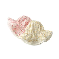 baby bucket hat cute sweet double side thin lace princess infant sun hats girl kids cap spring summer accessories 5m 2y children