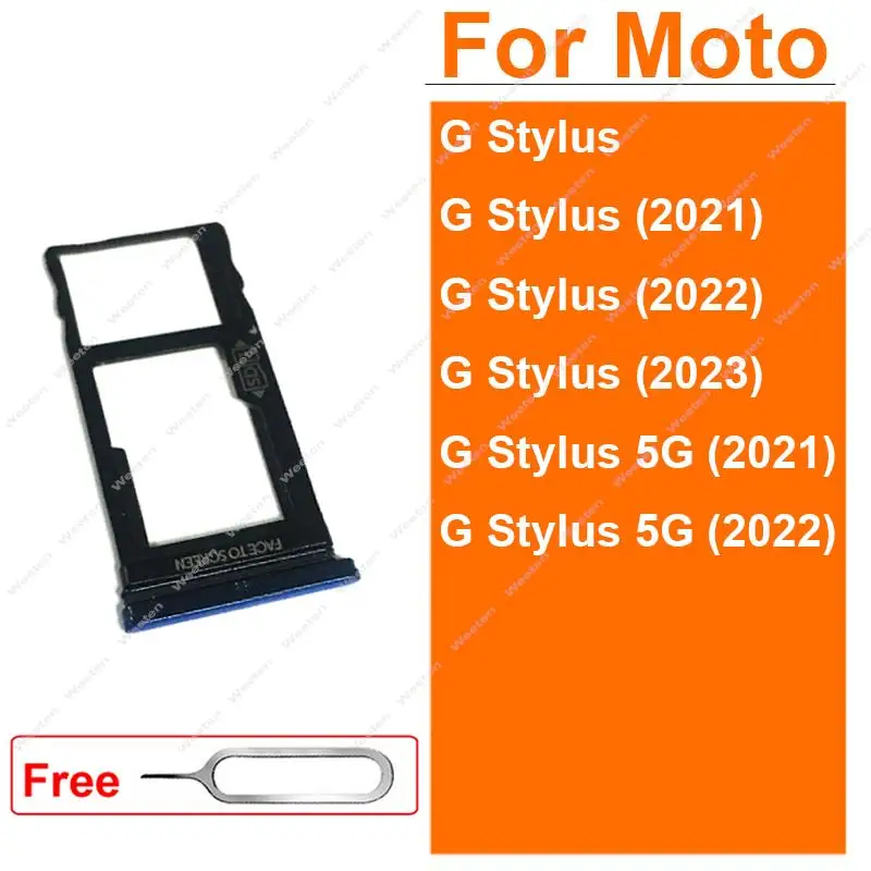 

For Motorola MOTO G Stylus 2020 2021 2022 2023 XT2043 XT2115 XT2211 XT2317 Sim Card Tray SIM Holder Socket Micro SD Card Reader