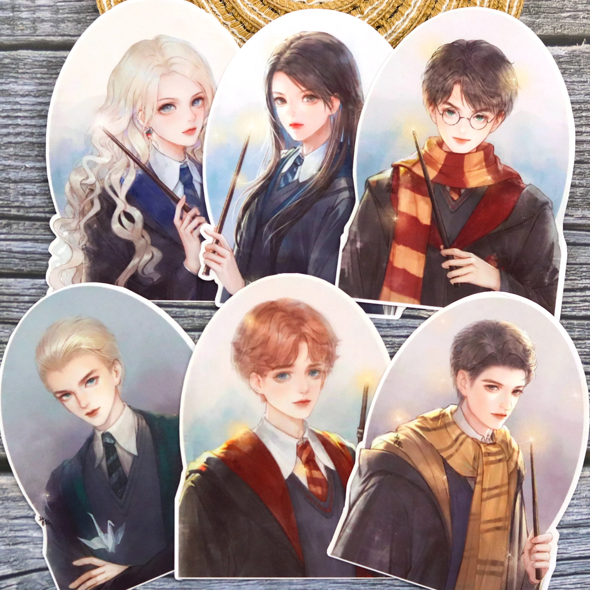 

Наклейка для журнала, волшебный мультфильм, канцелярские принадлежности, винтажная наклейка с акварелью, наклейка, школа волшебного adesivo, подарок