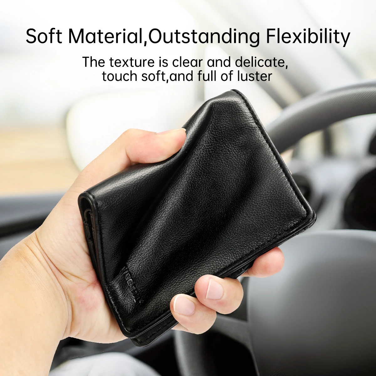 Tigernu Короткий кошелек мужской деловой тонкий дизайнерский бумажник с