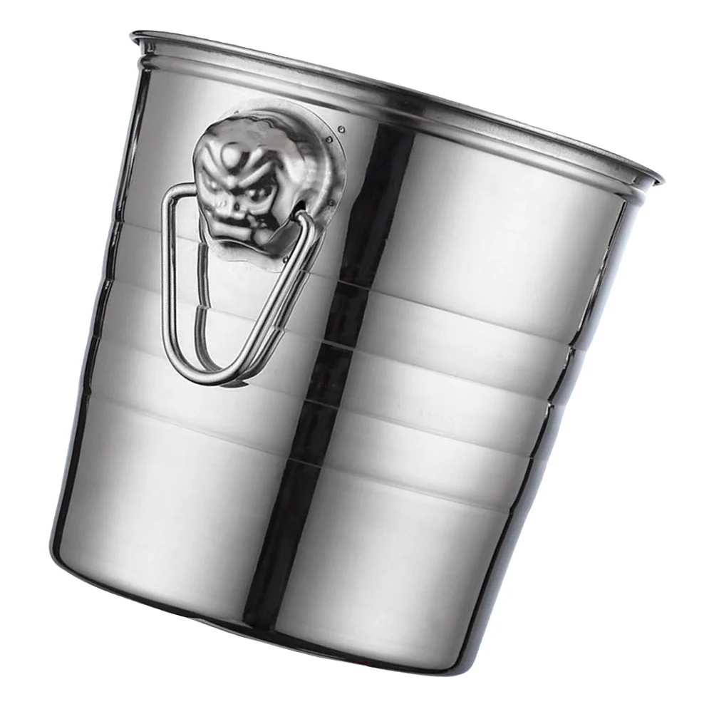

Bucket Ice Winetub Cooler Bar Champagne Beverage Buckets Beer Cube Chiller Stainless Bottle Steel Drink Container Parties Holder