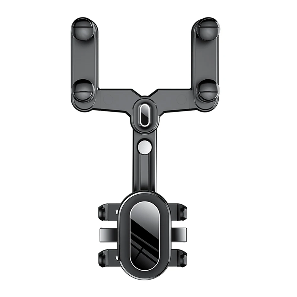 

Car 360° Rearview Mirror Mobile Phone Stands Universal Auto GPS Navigation Bracket Adjustable Holder Hanging Cell Phone Bracket