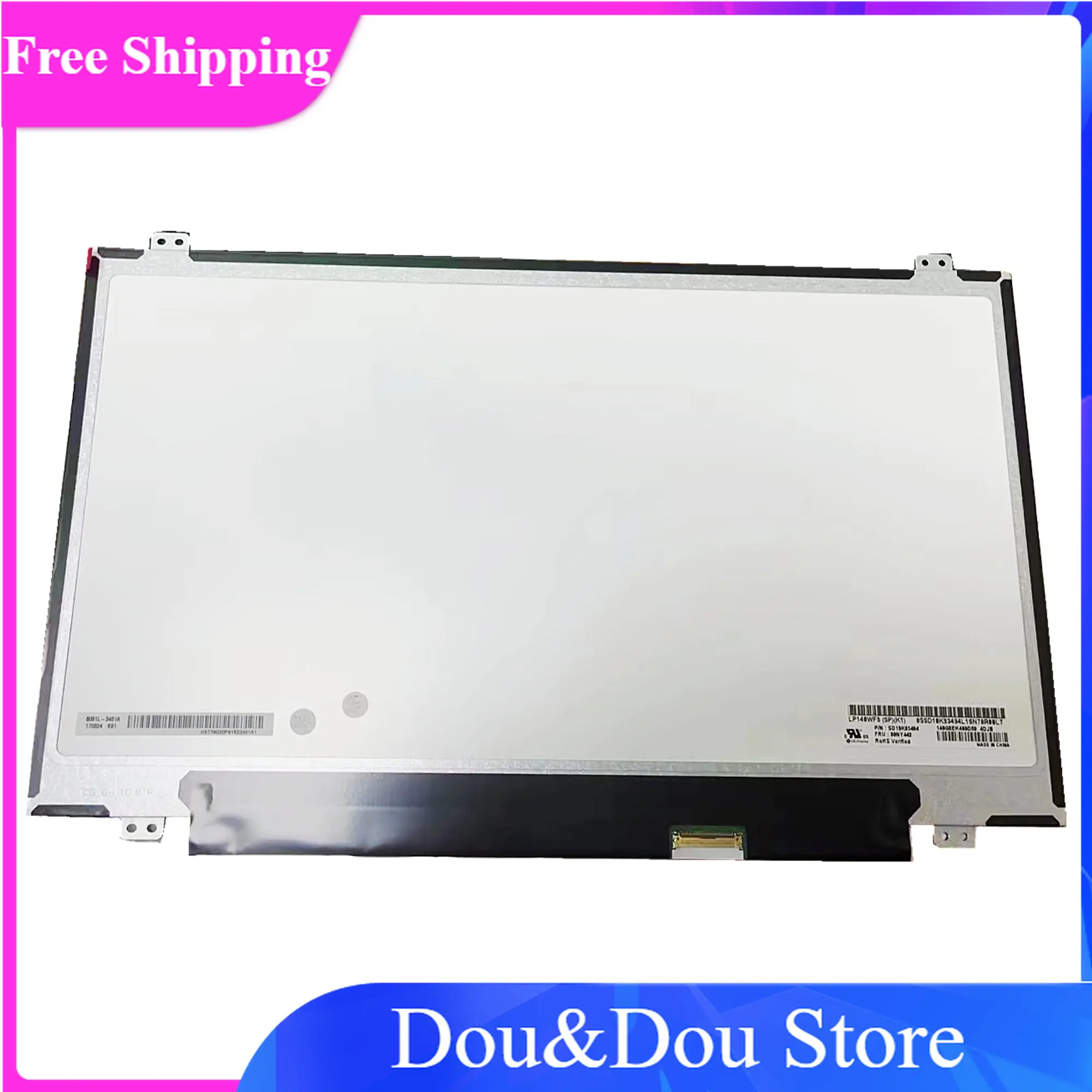 

Матрица LP140WF5 SPK1 14,0 "для ноутбука FRU 00NY442 40 pins P/N SD10K93494 FHD 1080P, сенсорный ЖК-экран