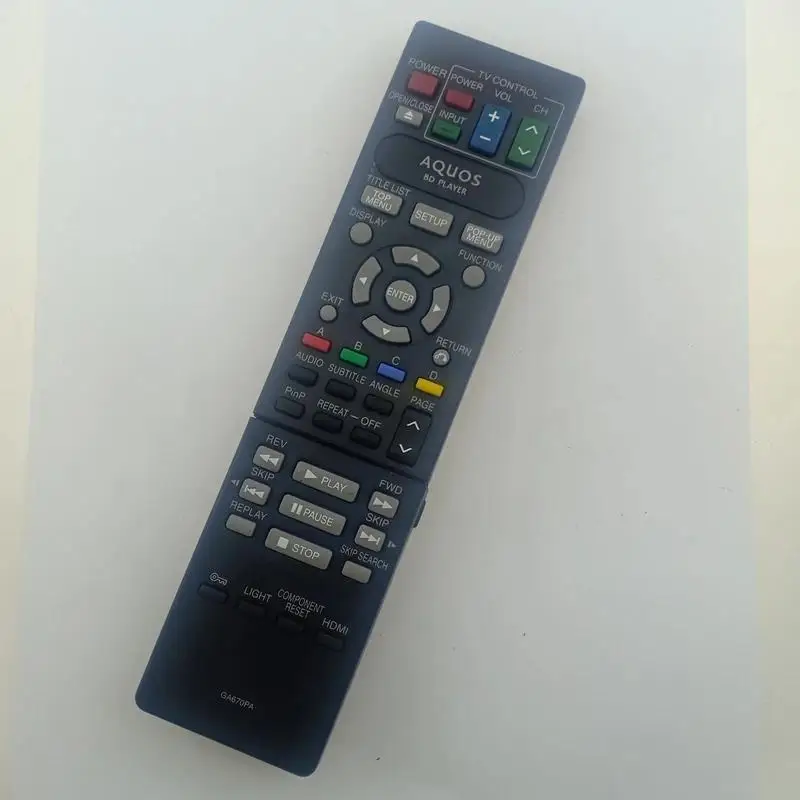 Пульт дистанционного управления GA670PA для DVD Sharp BLU | Электроника