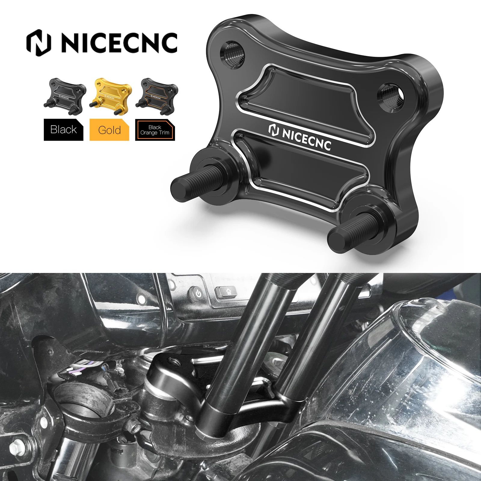 Стойка на руль для Harley Electra Glide Standard FLHT 10-23 Tri Ultra 16-23 Limited FLHTK 2014-2023