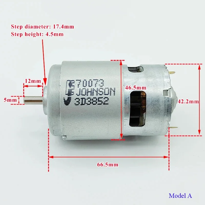 Двигатель 775 постоянный ток 18 в JOHNSON 1070240 70073 12-20 высокоскоростная мощность большой