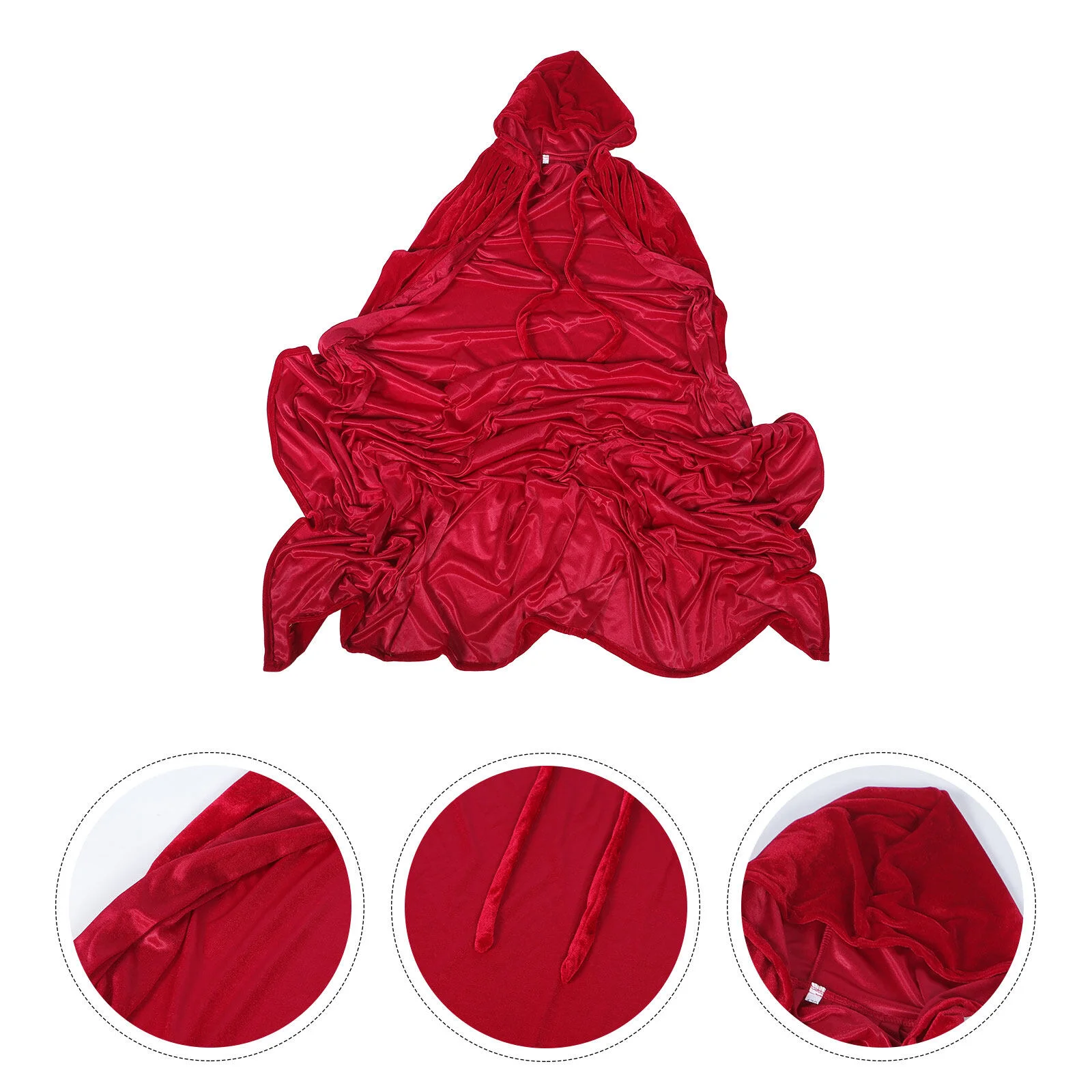 

Halloween Decor Clothing Costume Prop Stage Outfit Party Cape Medieval Cloak Photo