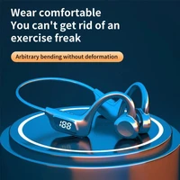 new concept bone conduction bluetooth headphone wireless surround sound headset waterproof sport earphone support tf card