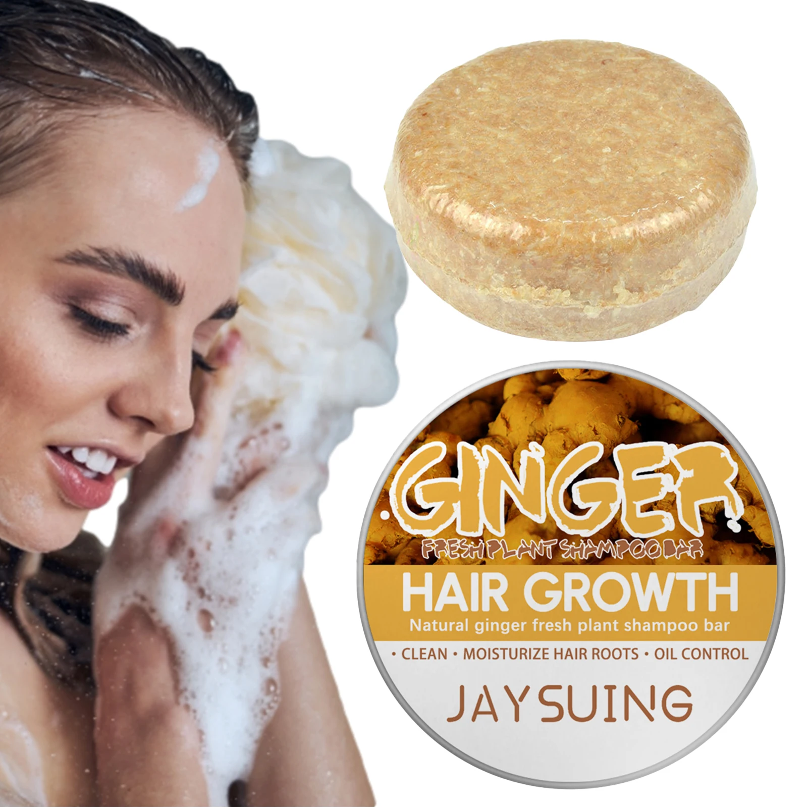 

Ginger Shampoo Bar Anti Hair Loss Shampoo Soap Hair Growth Care Soap Hair Care Cleaning Shampoo Soap For Moisturizing Hair