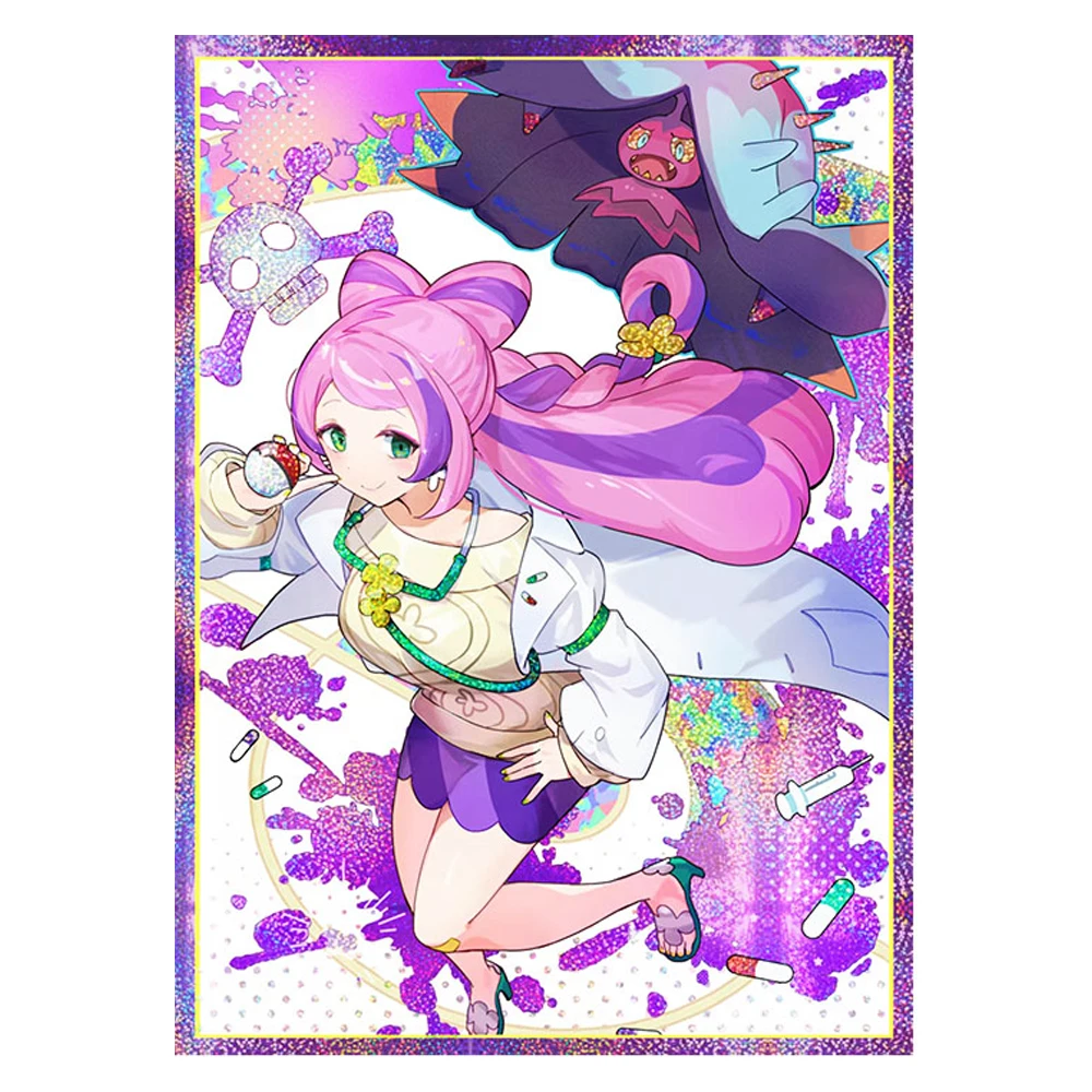 60 шт. 67X92 мм рукава для карт в стиле аниме Miriam TCG художественные защитная крышка