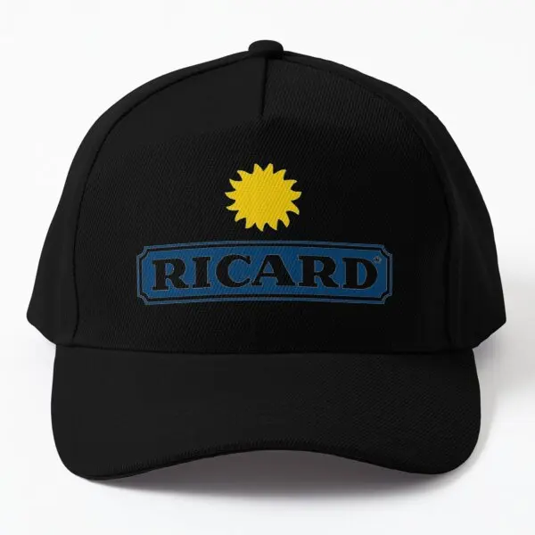 

Ricard Baseball Cap Hat Fish Casquette Sun Spring Women Hip Hop Summer Bonnet Printed Boys Czapka Black Solid Color Casual