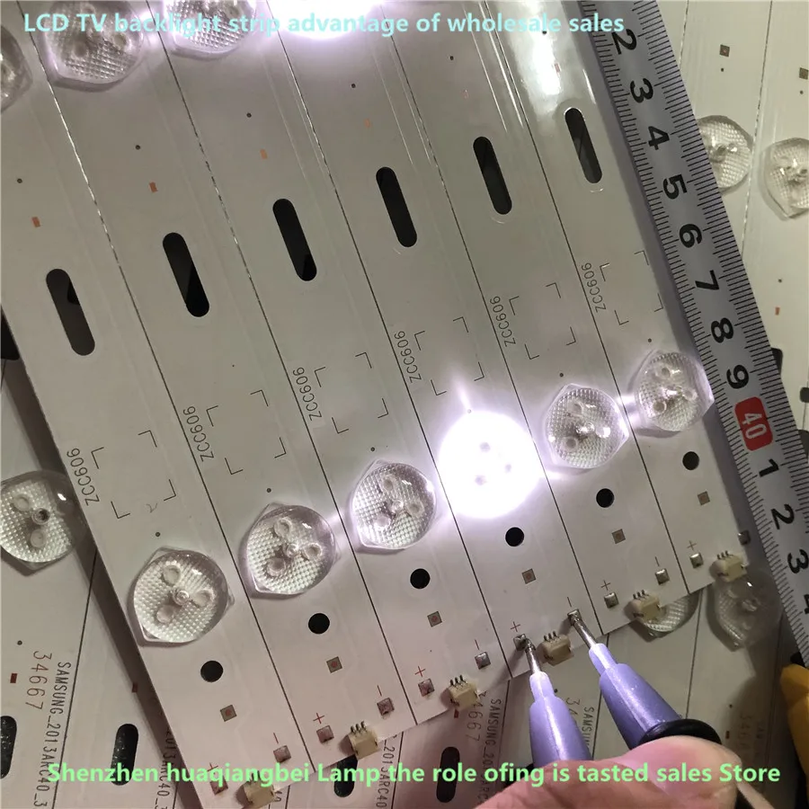 Новая светодиодная лента для подсветки 5 светодиодов 428 мм TV 40VLE6520BL Samsung _ 2013arc40 3228n1