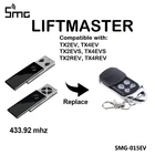 Пульт дистанционного управления гаражными воротами для Liftmaster TX2REV TX4REV TX2EV TX4EV TX2EVS TX4EVS 433,92 МГц, ручной передатчик