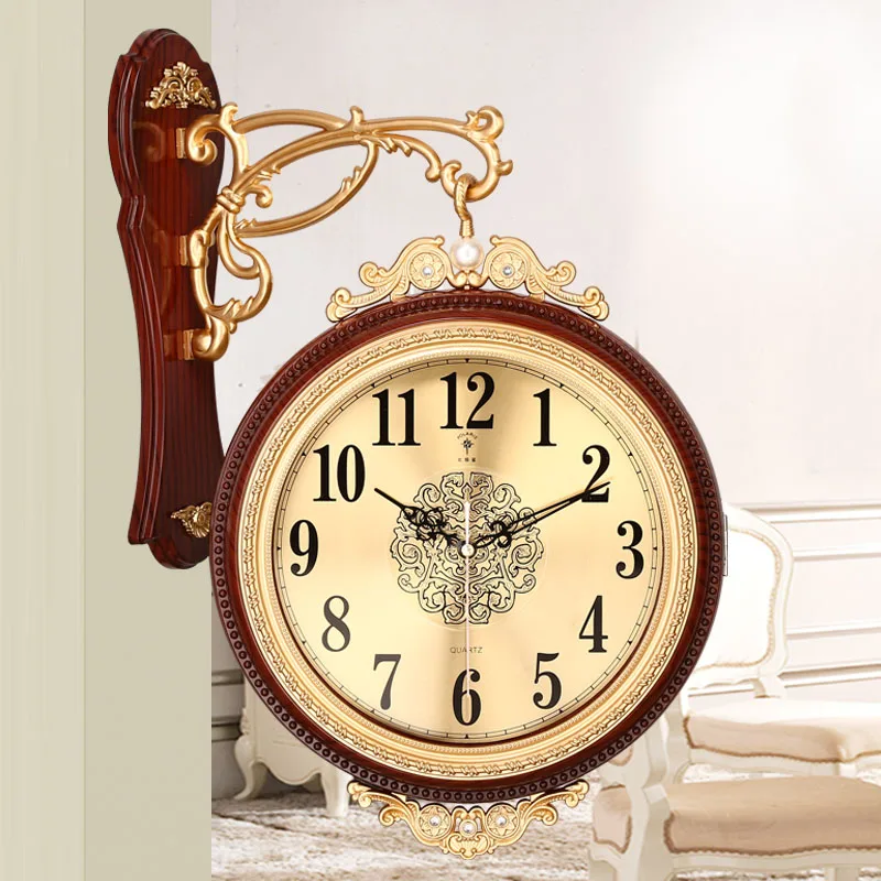 

Silent Modern Mechanic Watch Wall Hanging Nordic Decorative Watch Wall Digital Wood Home Watch Luxury Reloj Pared Wall Clock