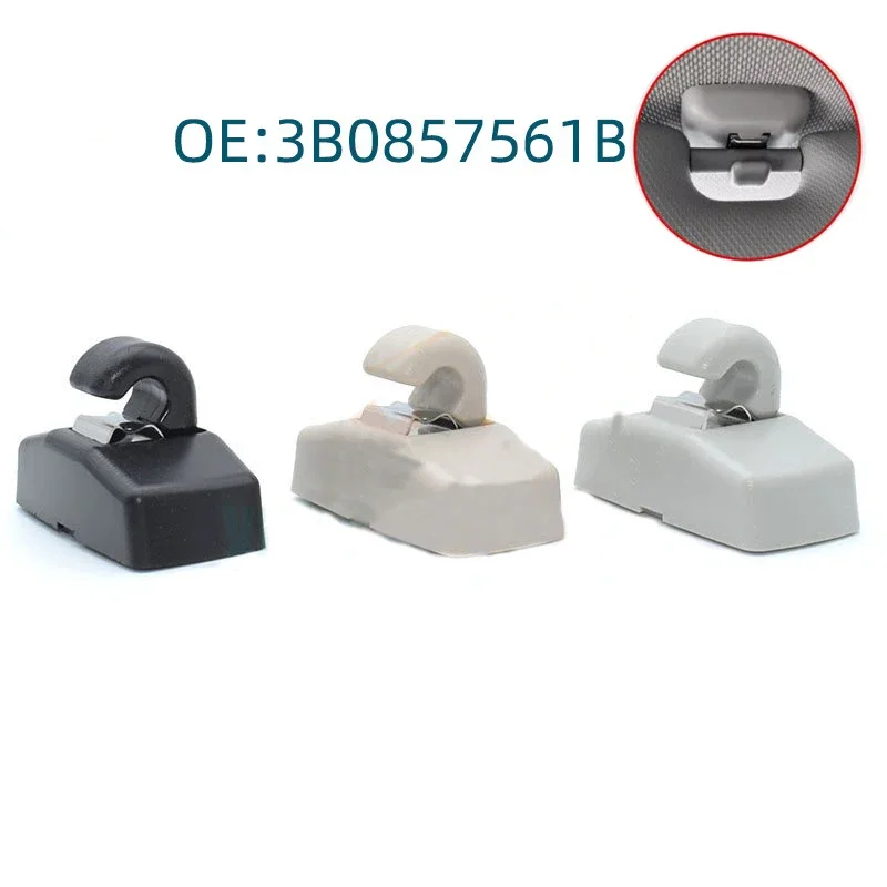 Фото Крючок для солнцезащитного козырька, вешалка для VW Bora IV Golf 4 GTI Jetta A4 Passat B5 B6 Polo 9N Beetle Caddy Skoda Octavia 2 A5 1 шт. №2