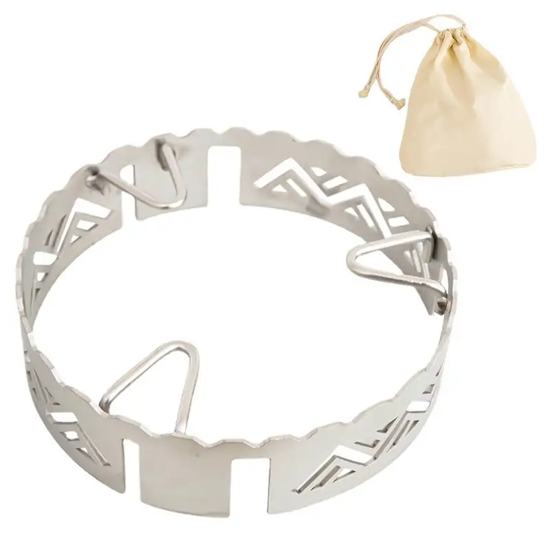 

Cassette Stove Windscreen Outdoor Stainless Steel Wind Screen Shield Stove Windproof Ring Windshield Stove Camping Equipment