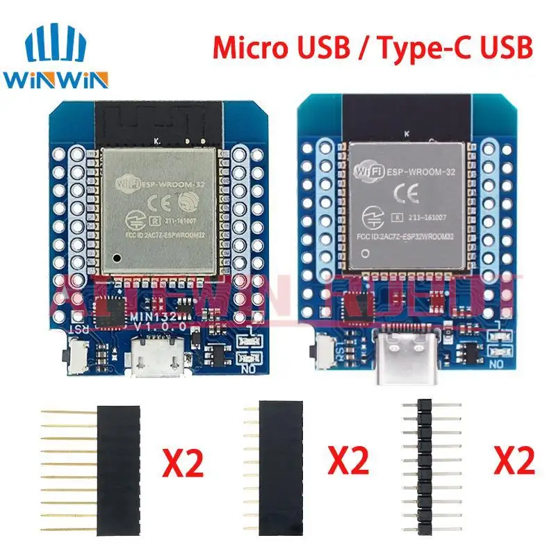 Wemos Mini D1 ESP8266 ESP32/32S CP2104 WIFI&amp;Bluetooth Development