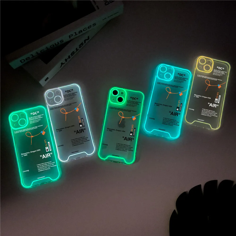 Phone Case For Iphone 11 12 14 13 Pro Max Plus X Xs Xr Phosphor Sports Shoes Cover Funda