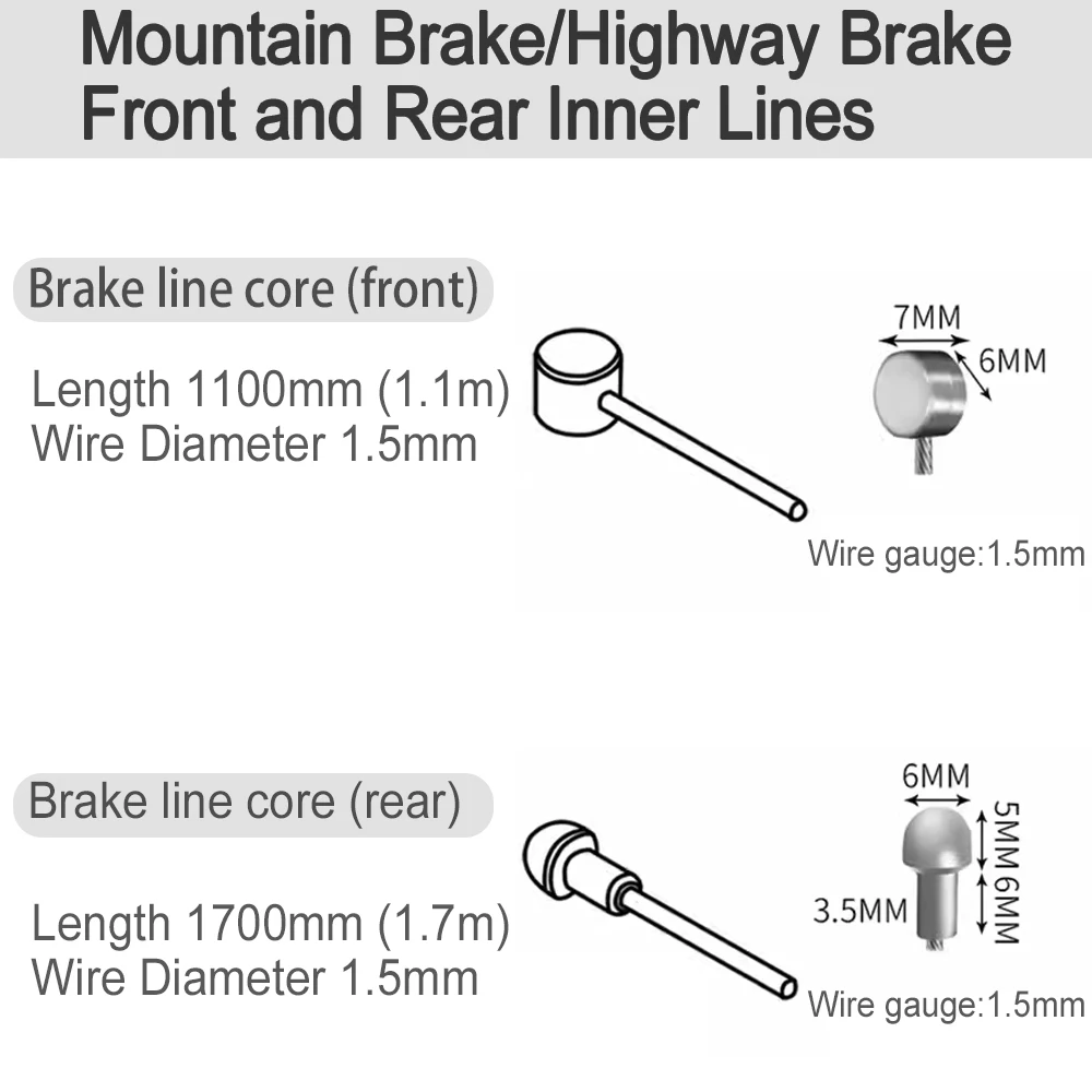 Линия передачи тормоза JAGWIRE для горного и дорожного велосипеда 4 мм/5 мм подходит